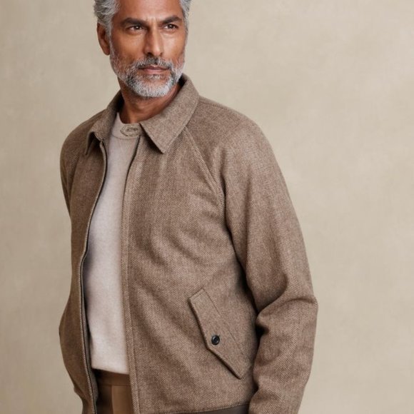 Banana Republic Brown/Tan Twill Jacket - Small - Picture 4 of 4